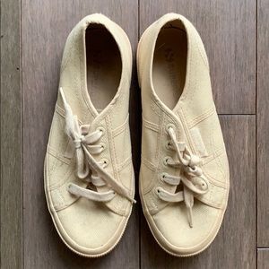 Beige Superga sneakers